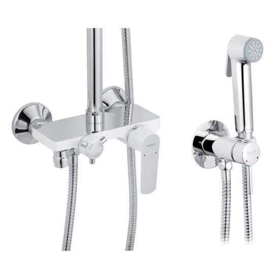 Душевая система Kroner Armada-W063 + Armada-W010 + Bidet-C082