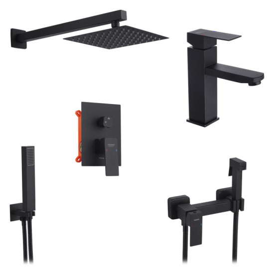 Душова система Kroner Edelstahl Kubus-SCH082 + SCH010 + SCH052