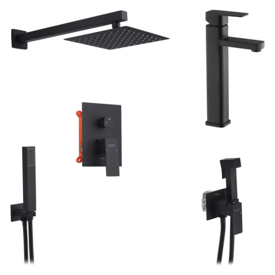 Душова система Kroner Edelstahl Kubus-SCH082 + SCH010-3 + SCH053