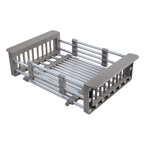 Кухонна мийка Kroner Geburstet-6350RHM + Kuche-C031BLK + Spender-ECG049 (CVS30127)