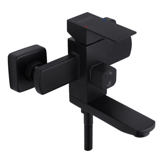Набор смесителей Kroner Edelstahl Kubus - SCH060 + Edelstahl Kubus - SCH010 + Edelstahl Kubus - SCH230