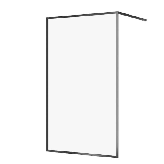 Душевая перегородка Cersanit Walk-in Larga 120х200 S932-140 черный