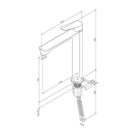 Смеситель для раковины Am.Pm Hit F9Y92000