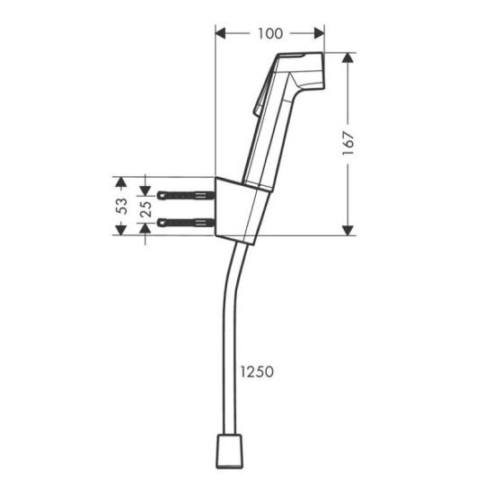 Гігієнічний душ Hansgrohe S EcoSmart 29238000