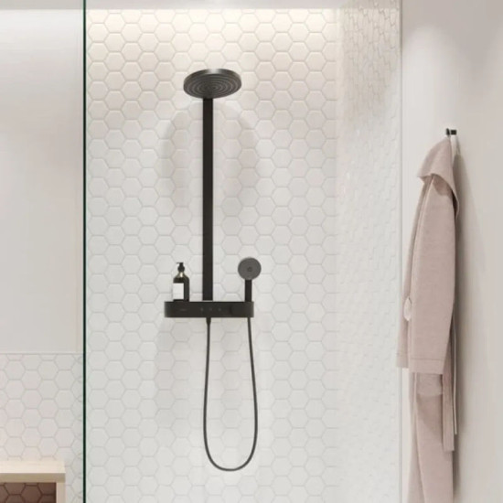 Душова система Hansgrohe Pulsify Showerpipe 260 24241670 чорний матовий