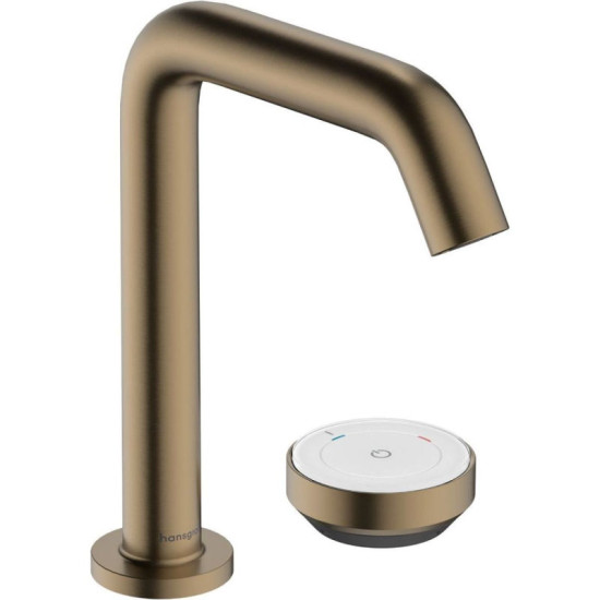Змішувач для раковини Hansgrohe Tecturis S 150 CoolStart 73353140 бронза