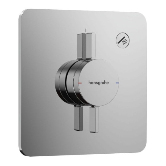 Смеситель термостатический для душа скрытого монтажа Hansgrohe DuoTurn Q 75614000