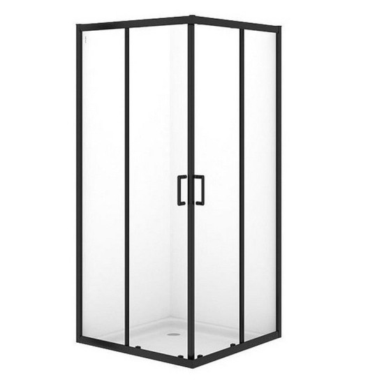 Душова кабіна Cersanit Brasco 90x90 S168-008 чорна
