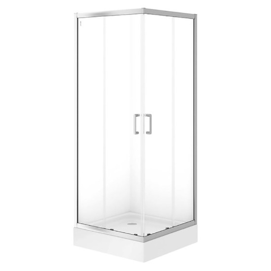 Душевая кабина Cersanit Brasco 80x80 S601-226 хром