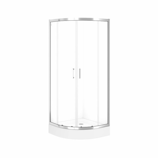 Душевая кабина Cersanit Brasco 80x80 S601-222 хром