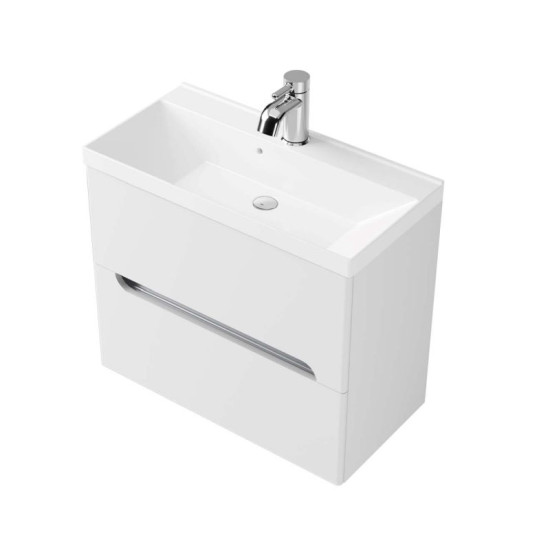 Тумба с раковиной Fancy Marble (Буль-Буль) Rin + Rubicon 700