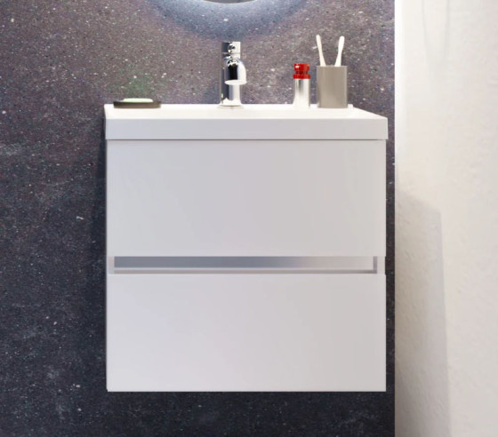 Тумба з раковиною Fancy Marble (Буль-Буль) Rodos 600 + Dora