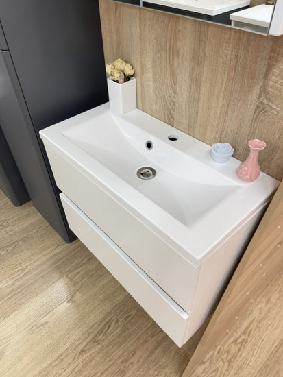 Тумба з раковиною Fancy Marble (Буль-Буль) Rodos 700 + Elina