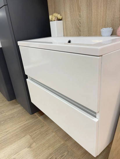 Тумба з раковиною Fancy Marble (Буль-Буль) Rodos 700 + Elina