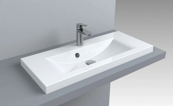 Тумба з раковиною Fancy Marble (Буль-Буль) Rodos 800 + Selina