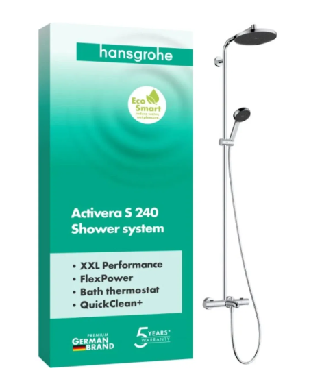 Душова система Hansgrohe Activera S 240 1jet EcoSmart 28871000