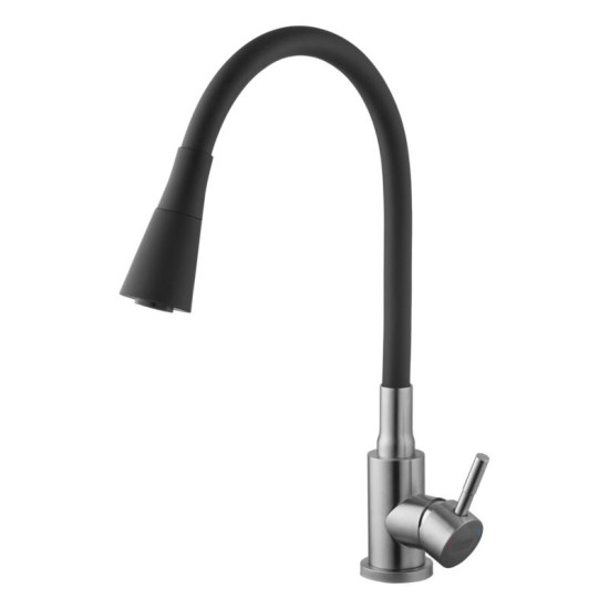 Кухонный смеситель Kroner KRP Edelstahl Klassisch - ESG031BLK