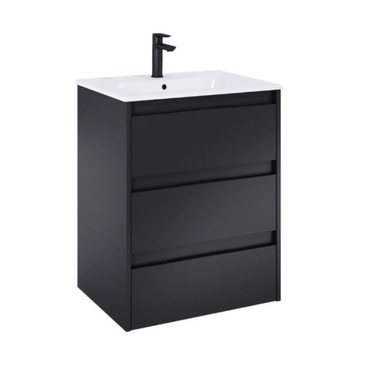 Тумба с раковиной Roca  Alpine Unik 600 Black matt A852015532