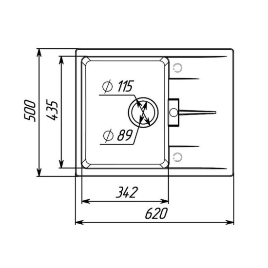 Кухонная мойка Valeso 6250 ZIRKONE матовий гренадин