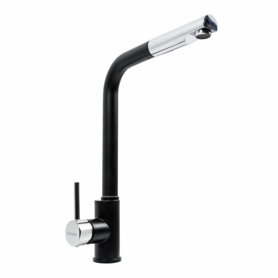 Кухонна мийка Valeso Handmade (58x43 см) PVD чорна + Valeso Q411MB