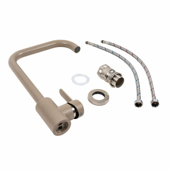 Кухонний змішувач Valeso KT 11 (3008B-FH) титан