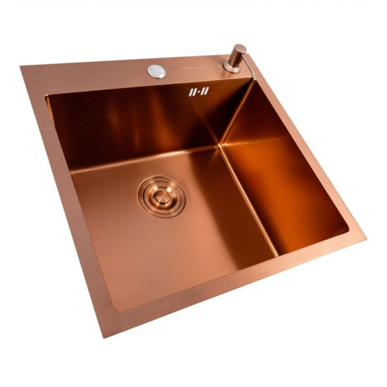 Кухонная мойка Valeso Handmade 50x50 PVD медная (3,0/0,8)