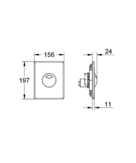 Панель смыва Grohe Skate Air 38862SD0