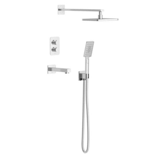 Душевая система скрытого монтажа Imprese BILOVEC t04800901STC хром