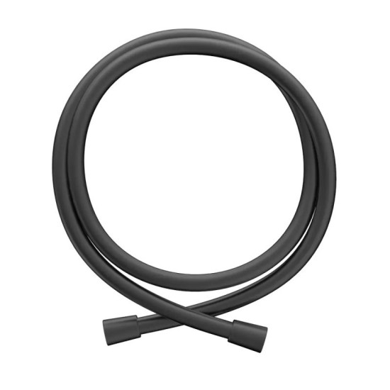 Душевой шланг Imprese PVC f03600110AD 1500 мм, anti-twist, черный матовый