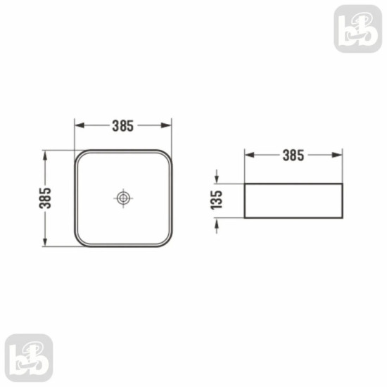 Раковина Imprese i-FORM с06010603-38