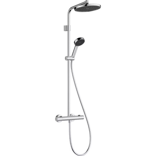 Душевая система Hansgrohe Activera S 240 1jet EcoSmart Showerpipe 28078000