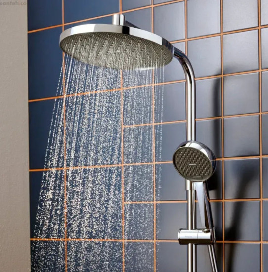 Душевая система Hansgrohe Activera S 240 1jet Showerpipe Reno EcoSmart 28074000