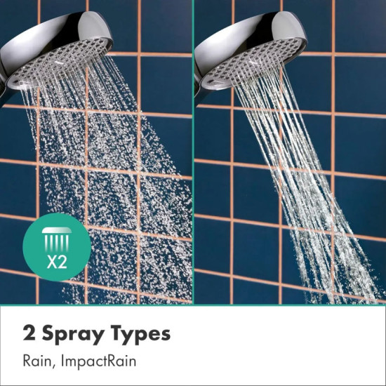 Душевая система Hansgrohe Activera S 240 1jet Showerpipe Reno EcoSmart 28074000