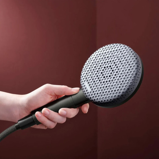 Душова система Hansgrohe Raindance Alive Q Showerpipe 210/340, 1jet 24580340 чорний шліфований хром