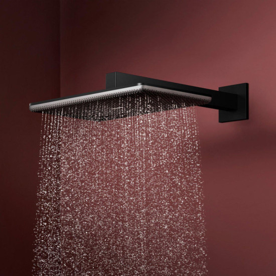 Лійка для верхнього душу Hansgrohe Raindance Alive Q 24550670 чорний матовий