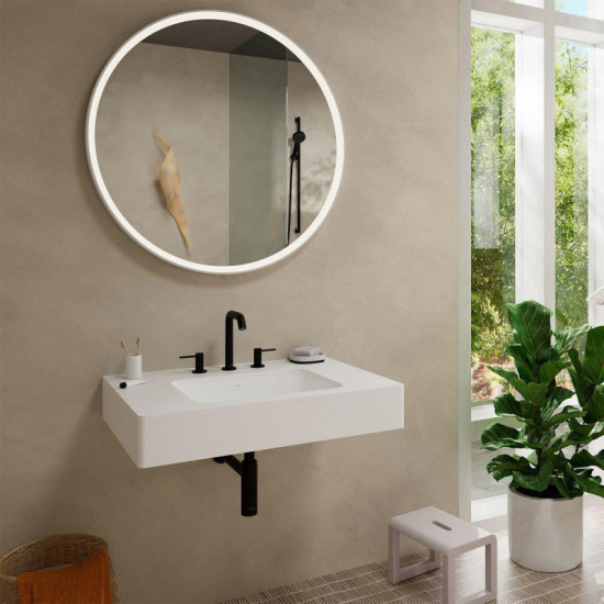 Змішувач для раковини Hansgrohe TECTURIS S 73330670 чорний матовий