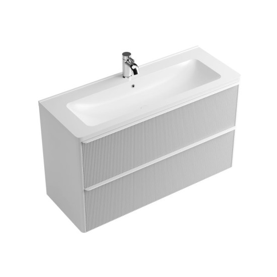Тумба с раковиной Fancy Marble (Буль-Буль) Maycan 120 белый