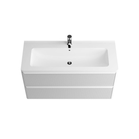 Тумба с раковиной Fancy Marble (Буль-Буль) Maycan 120 белый