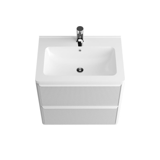 Тумба с раковиной Fancy Marble (Буль-Буль) Maycan 70 белый