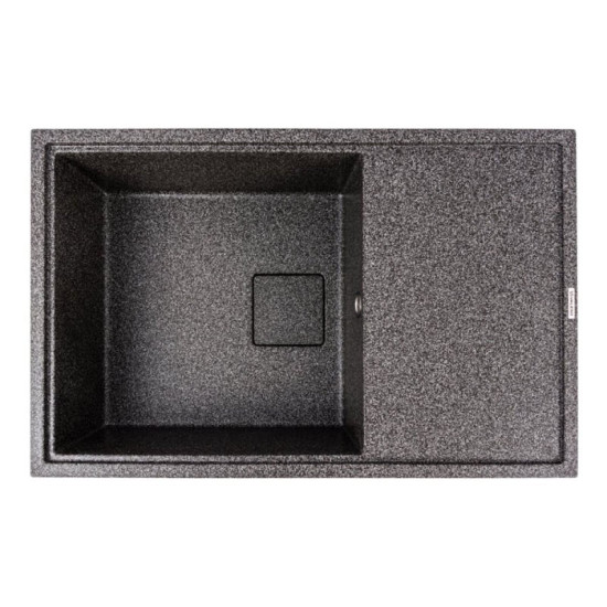 Кухонная мойка Valeso 7950 GALANS + Valeso Q411MB + Сифон (Графит)