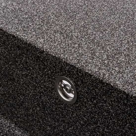 Кухонная мойка Valeso 7950 GALANS + Valeso Q411MB + Сифон (Графит)