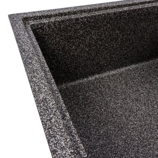 Кухонная мойка Valeso 7950 GALANS + Valeso Q411MB + Сифон (Графит)