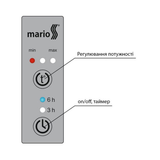 Полотенцесушитель Mario Класік F НР-I 1090х530/75 TR K (2.3.0705.10.S)