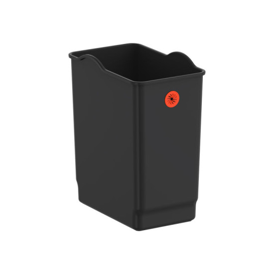Відро для сміття Koer TC-010108-05 8 л чорний (KR5593)