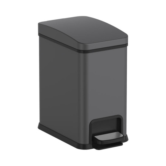 Відро для сміття Koer TC-010108-07 8 л графіт (KR5591)