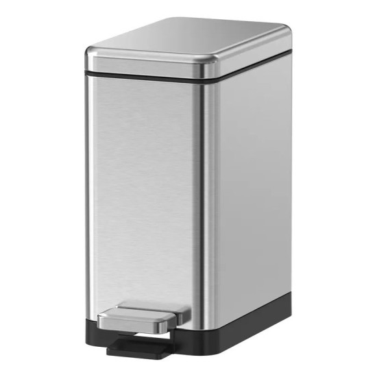 Ведро для мусора Koer TC-010210-02 10 л нержавейка (KR5597)