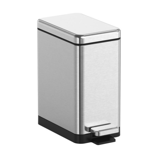 Ведро для мусора Koer TC-010210-02 10 л нержавейка (KR5597)
