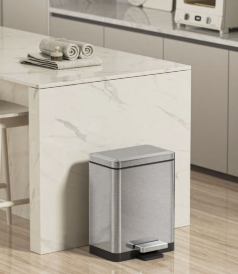 Відро для сміття Koer TC-010306-02 6 л нержавіюча сталь (KR5600)