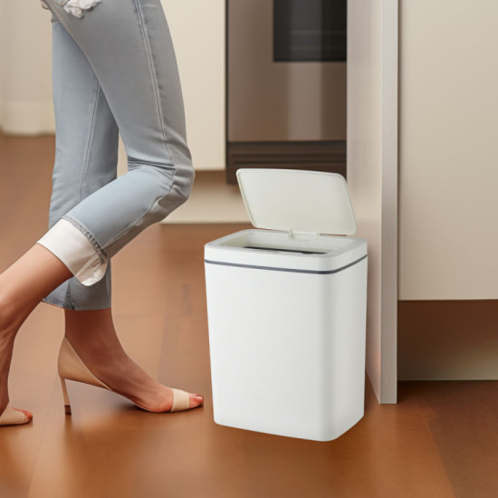 Ведро для мусора Mixxus WAVE-TC0110 White 10 л белый (MI7073)
