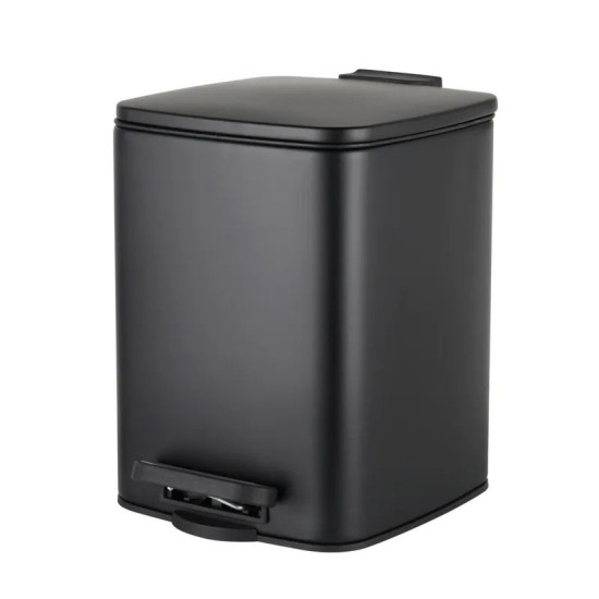 Ведро для мусора Zerix Kubix-TC0106 Black 6 л черный (ZX5890)